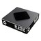 Safco 15.25 in. x 15.25 in. x 2 in. Public Square Recycling Container Lid - Black